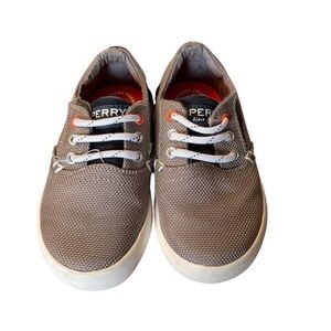 SPERRY kids Bodie washable Gray Casual/Dress Sneakers-Size 8